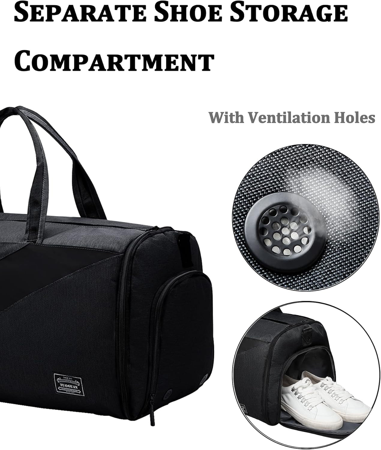 Garment Bags for Travel,Carry on Suit Bags for Men Travel,Garment Bag with Shoe Compartment,2 in 1 Waterproof Convertible Garment Bag with Shoulder Strap Blue